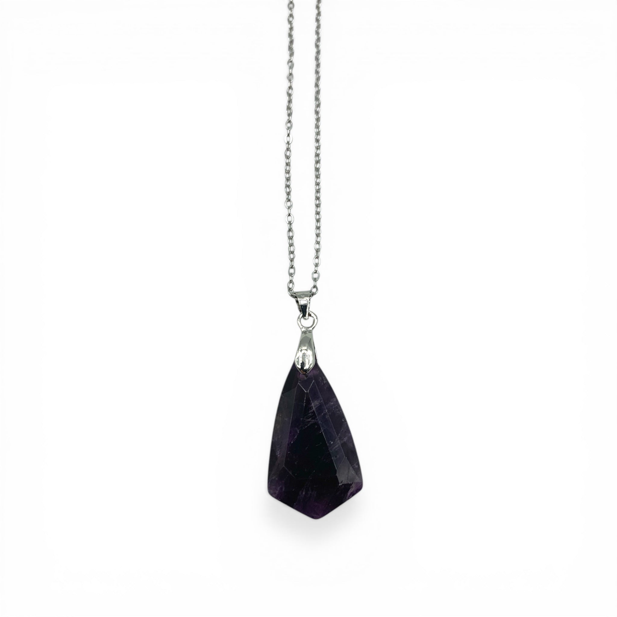 Necklace - Amethyst Faceted $30